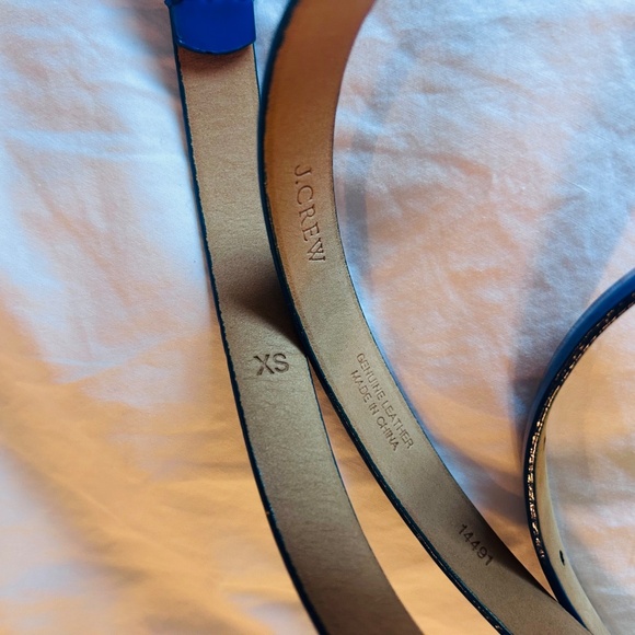 NWOT J.Crew Patent Leather Belt - Picture 3 of 3